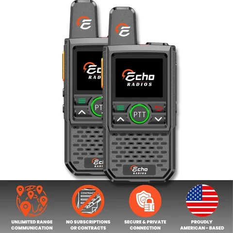Echo Radios: Nationwide PTT, No Fees, Off-Grid Ready